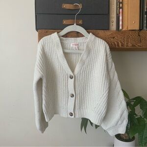 Cat & Jack off white Button-Up Cardigan